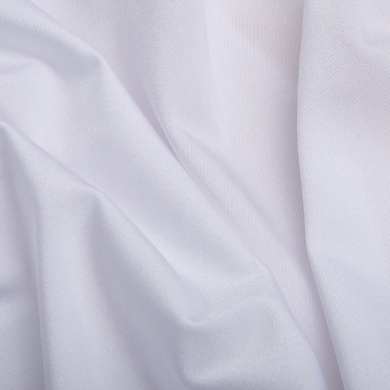 Knitted fabric Supplex 200 g/m2, stretch knitted fabric, elastic shiny fabric біла, фото 2