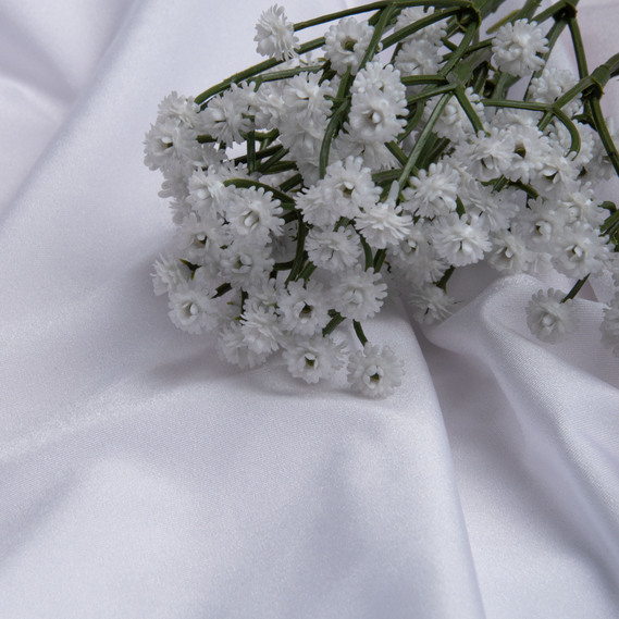 Knitted fabric Supplex 200 g/m2, stretch knitted fabric, elastic shiny fabric біла, фото 3