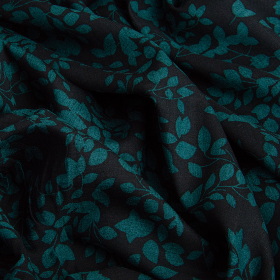 Staple viscose dress fabric 145 cm 140 gsm for dresses, skirts, trousers, jumpsuits листячко, фото 3