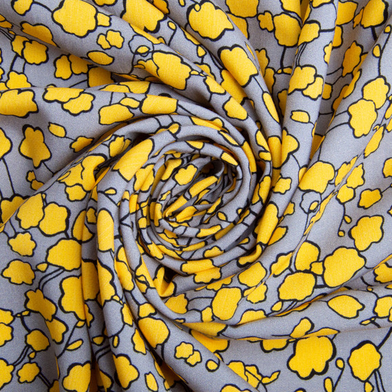 Тканина штапель віскоза 135 гр/м2 платтяна тканина натуральна, для блузок, суконь, спідниць моніка, фото 1