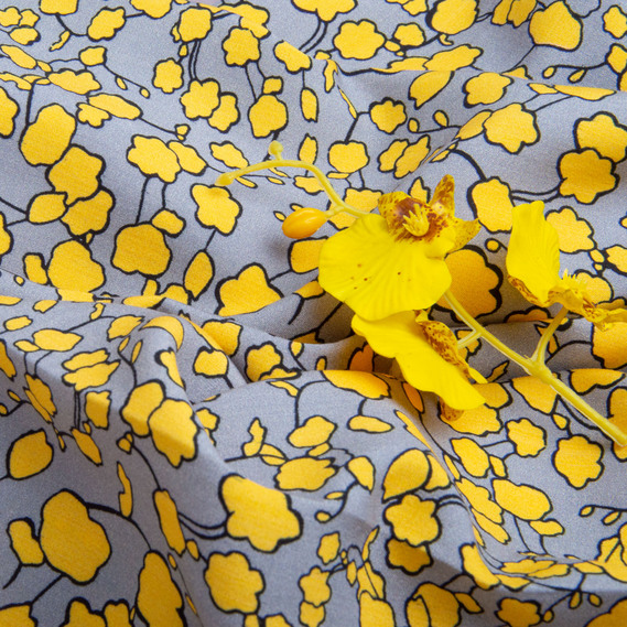 Тканина штапель віскоза 135 гр/м2 платтяна тканина натуральна, для блузок, суконь, спідниць моніка, фото 4