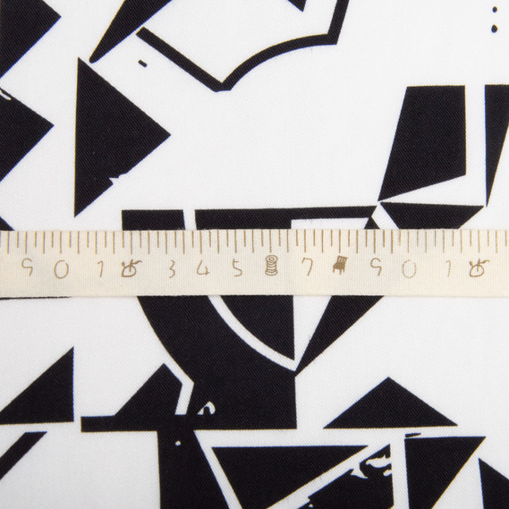 Тканина штапель твіл віскоза 160 гр/м2 145 см платтяна тканина натуральна, для блузок, суконь, спідниць графіті, фото 5