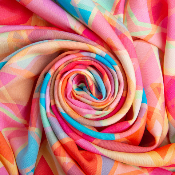 Тканина штапель твіл віскоза 160 гр/м2 145 см платтяна тканина натуральна, для блузок, суконь, спідниць вітраж, фото 1