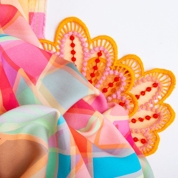 Тканина штапель твіл віскоза 160 гр/м2 145 см платтяна тканина натуральна, для блузок, суконь, спідниць вітраж, фото 4