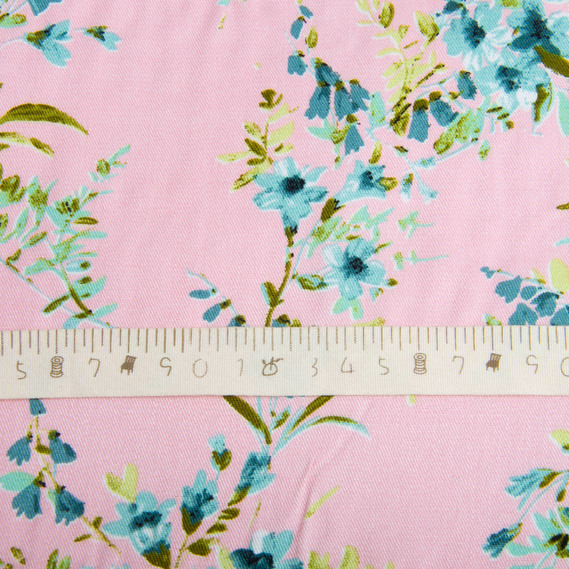 Тканина штапель твіл віскоза 160 гр/м2 145 см платтяна тканина натуральна, для блузок, суконь, спідниць натхнення пудра, фото 5