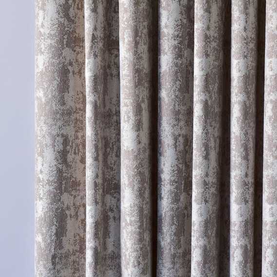 Тканина портьєрна однотонна Фонлук Leopar Soft, 285 см, 280 гр/м2, шторна тканина, тканина для штор, штори, портьєри, гардини, тканина гардинна V-12760 какао, фото 4