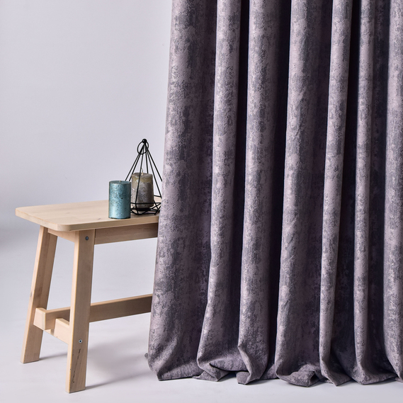 Ткань портьерная однотонная Фонлук Leopar Soft, 285 см, 280 гр/м2, шторная ткань, ткань для штор, шторы, портьеры, гардины, ткань гардинная V-12802 димка, фото 4