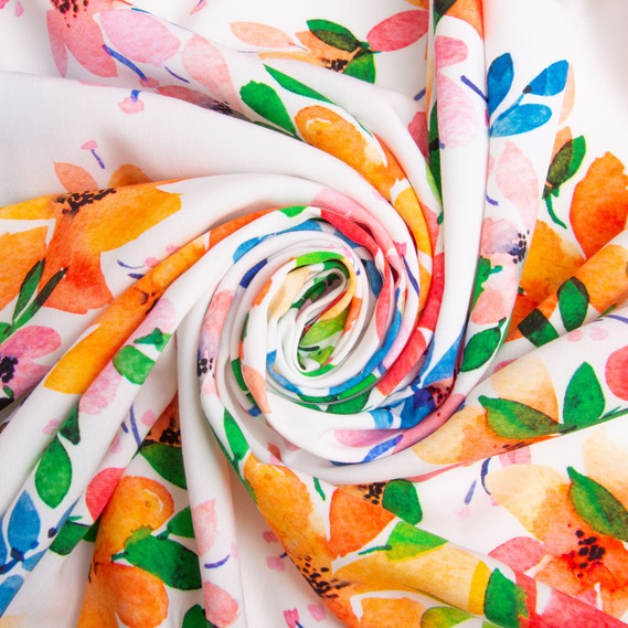 Staple viscose dress fabric 145 cm 80 gsm for dresses, skirts, trousers, jumpsuits Гавана, фото 1