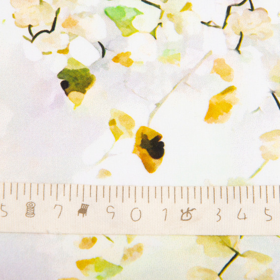 Тканина платтяна штапель віскоза 145 см 90 г/м2 для суконь, спідниць, брюк, комбінезонів, дитячого одягу травень салат, фото 5
