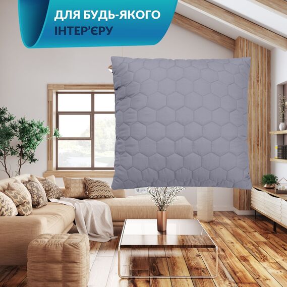 Decor pillow Silhouette ТМ IDEIA 50х50 cm сірий, фото 4