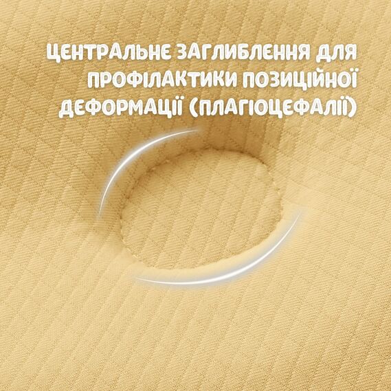 Подушка ортопедична дитяча BabyComfort PAPAELLA 27х22х3 см з ефектом пам`яті, у формі ведмедика жовта, фото 4