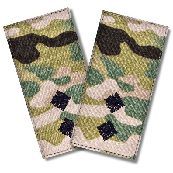 Набор шевронов 2 шт на липучке погон звание ВСУ Лейтенант мультикам 5х10 см вышитый патч шеврон, фото 1 Набор шевронов 2 шт на липучке погон звание ВСУ Лейтенант мультикам 5х10 см вышитый патч шеврон, фото 1