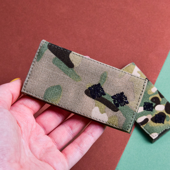 Набор шевронов 2 шт на липучке погон звание ВСУ Лейтенант мультикам 5х10 см вышитый патч шеврон, фото 2 Набор шевронов 2 шт на липучке погон звание ВСУ Лейтенант мультикам 5х10 см вышитый патч шеврон, фото 2