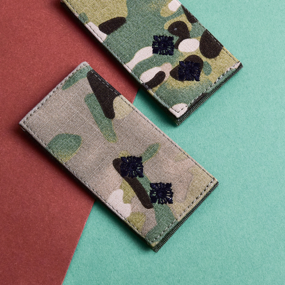 Набор шевронов 2 шт на липучке погон звание ВСУ Лейтенант мультикам 5х10 см вышитый патч шеврон, фото 3 Набор шевронов 2 шт на липучке погон звание ВСУ Лейтенант мультикам 5х10 см вышитый патч шеврон, фото 3