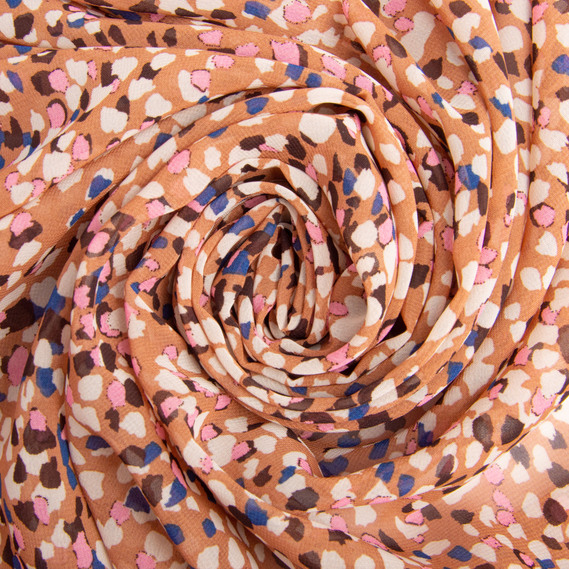 Ткань шифон плательная легкая воздушная 95 гр/м2 150 см для платьев, юбок, блуз, аксессуаров камінці, фото 1