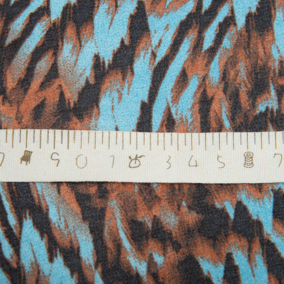 Тканина шифон платтяна легка повітряна 95 г/м2 150 см для суконь, спідниць, блуз, аксесуарів Леонардо коричн, фото 5