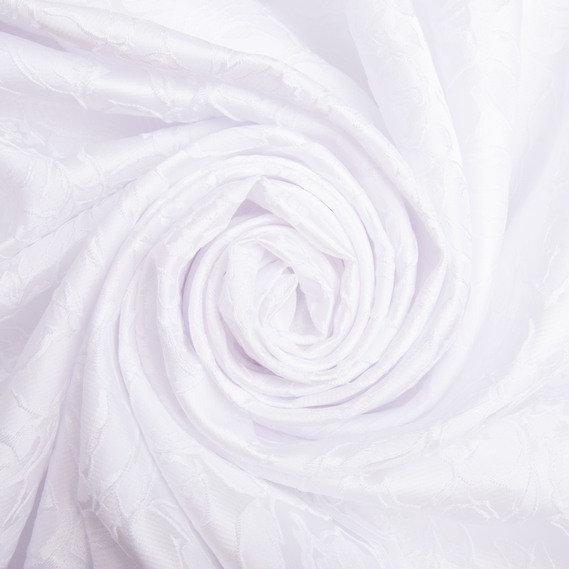 Ткань костюмная жаккард  Роза 125 гр/м2 150 см для одежды, платьев, костюмов, юбок біла, фото 1