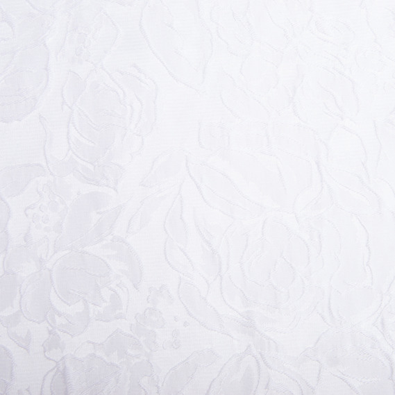 Ткань костюмная жаккард  Роза 125 гр/м2 150 см для одежды, платьев, костюмов, юбок біла, фото 2