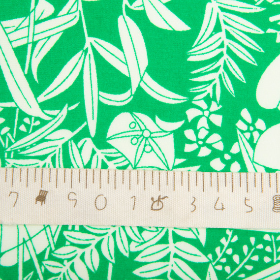 Тканина шифон платтяна легка повітряна стрейч 110 г/м2 150 см для суконь, спідниць, блуз, аксесуарів флора зелена, фото 5