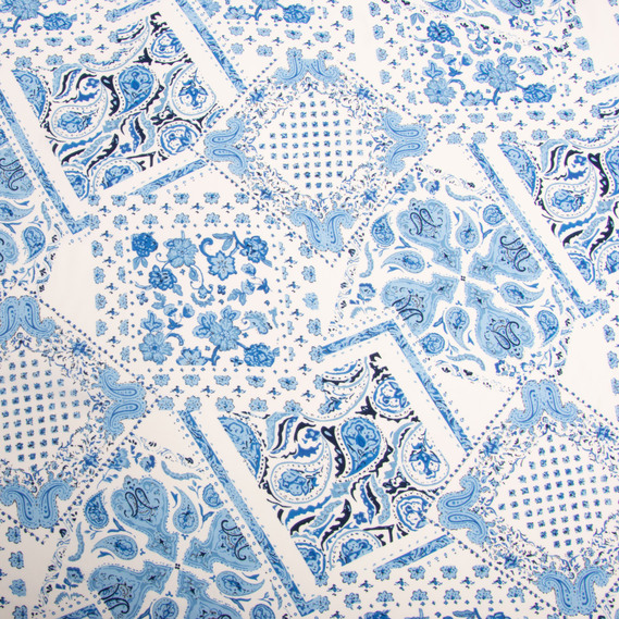 Тканина шифон платтяна легка повітряна стрейч 110 г/м2 150 см для суконь, спідниць, блуз, аксесуарів Санторіні, фото 2