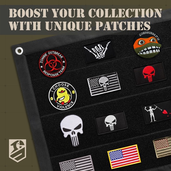 Набор шевронов 2 шт Zombie Outbreak Response Team 8 см, вышитый патч нашивка шеврон, фото 5