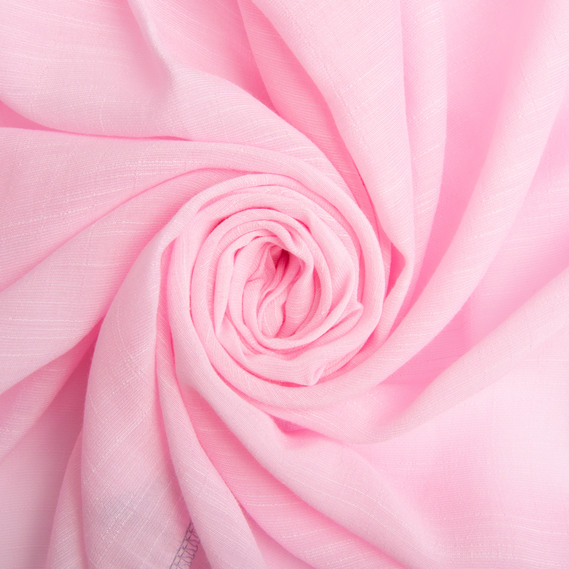 Тканина платтяна віскоза 145 см 93 г/м2 для суконь, легких костюмів, брюк, дитячого одягу рожева, фото 1