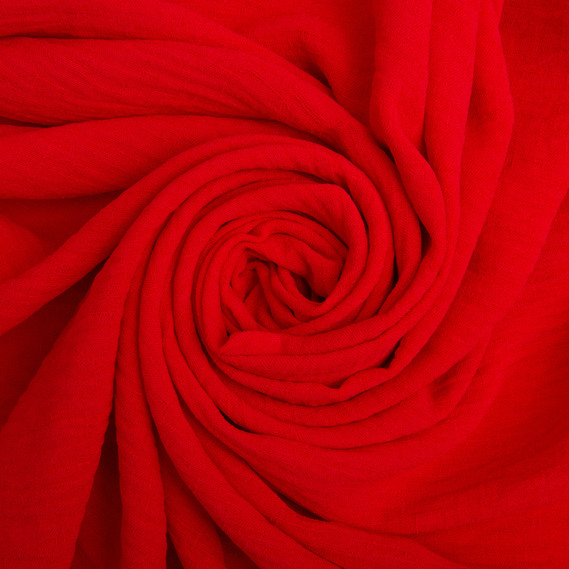 Тканина плательна Аміра 150 см 180 гр/м2 для одягу, суконь, костюмів, спідниць червона, фото 1
