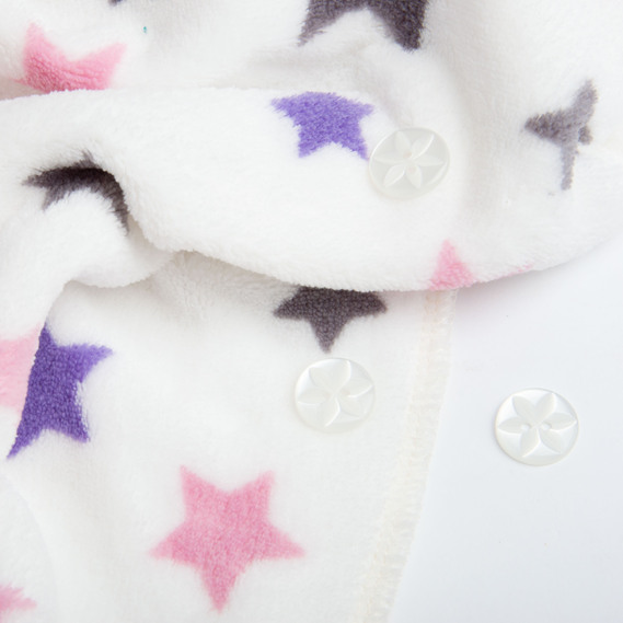 Тканина махрова Велсофт 140 см 280 гр/м2 для халатів, піжам, пледів і покривал надзвичайно м’яка зірочки , фото 4