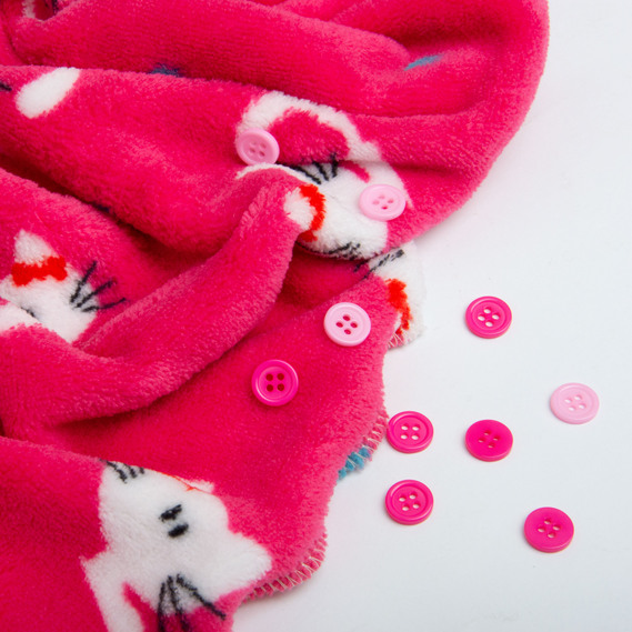 Ткань махровая Велсофт 140 см 280 гр/м2 для халатов, пижам, пледов и покрывал супер мягкая кошенята, фото 4