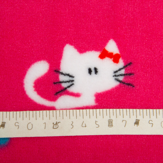 Ткань махровая Велсофт 140 см 280 гр/м2 для халатов, пижам, пледов и покрывал супер мягкая кошенята, фото 5