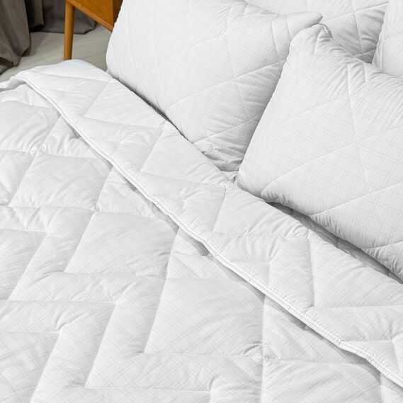  Одеяло всесезонное Antistatic Sleep 140х210 см IDEIA гипоаллергенное антистатическая ткань, фото 9