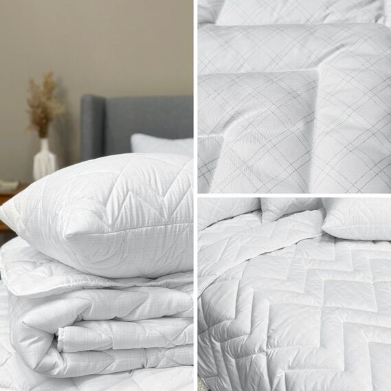  Одеяло всесезонное Antistatic Sleep 140х210 см IDEIA гипоаллергенное антистатическая ткань, фото 12