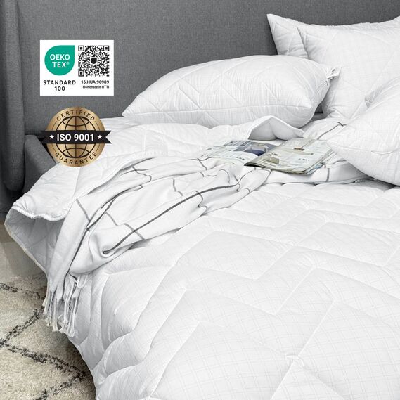 Ковдра всесезонна Antistatic Sleep 175х210 см IDEIA гіпоалергенна антистатична тканина, фото 5