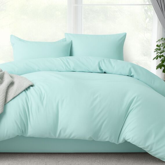 Tropical Dream IDEIA White Euro Bedding Set, Gift Box Included м`ята, фото 1