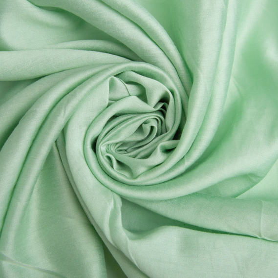 Тканина плательна Перлина 82 гр/м2 150 см віскоза для суконь, блуз, аксесуарів м’ята , фото 1