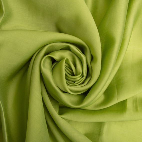 Тканина Тенсел шовк 45 г/м2 150 см легка, дихаюча для вишуканого одягу фісташка , фото 1