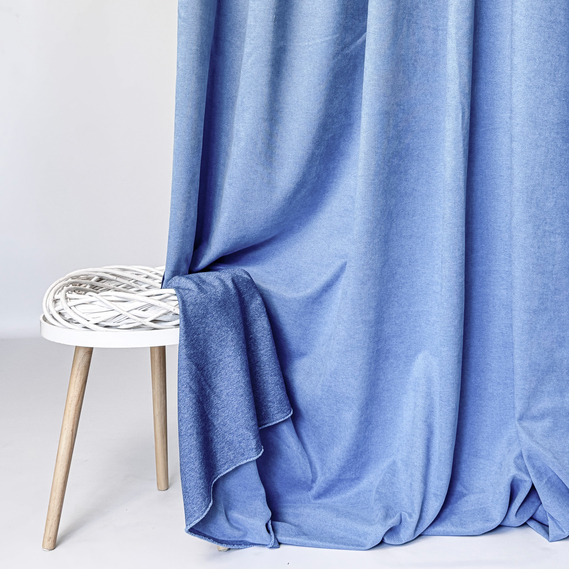 Ткань портьерная однотонная California, 300 см, 258 гр/м2, шторная ткань, ткань для штор, шторы, портьеры, гардины, ткань гардинная V-44 блакитна, фото 4 Ткань портьерная однотонная California, 300 см, 258 гр/м2, шторная ткань, ткань для штор, шторы, портьеры, гардины, ткань гардинная V-44 блакитна, фото 4