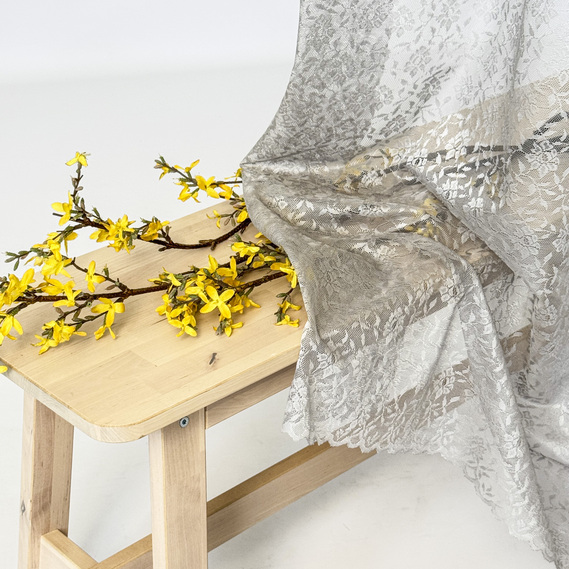 Ткань тюль жаккард Дивоцвет 310 см 63 гр/м2 тюлевая ткань, ткань для тюля, тюль, гардины, жаккардовая тюль, гардинная ткань G2335 сірий, фото 5 Ткань тюль жаккард Дивоцвет 310 см 63 гр/м2 тюлевая ткань, ткань для тюля, тюль, гардины, жаккардовая тюль, гардинная ткань G2335 сірий, фото 5