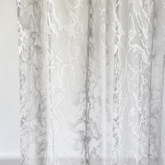 Ткань тюль жаккард Микрия 285 см 57 гр/м2 тюлевая ткань, ткань для тюля, тюль, гардины, жаккардовая тюль, гардинная ткань V-gri, фото 2 Ткань тюль жаккард Микрия 285 см 57 гр/м2 тюлевая ткань, ткань для тюля, тюль, гардины, жаккардовая тюль, гардинная ткань V-gri, фото 2