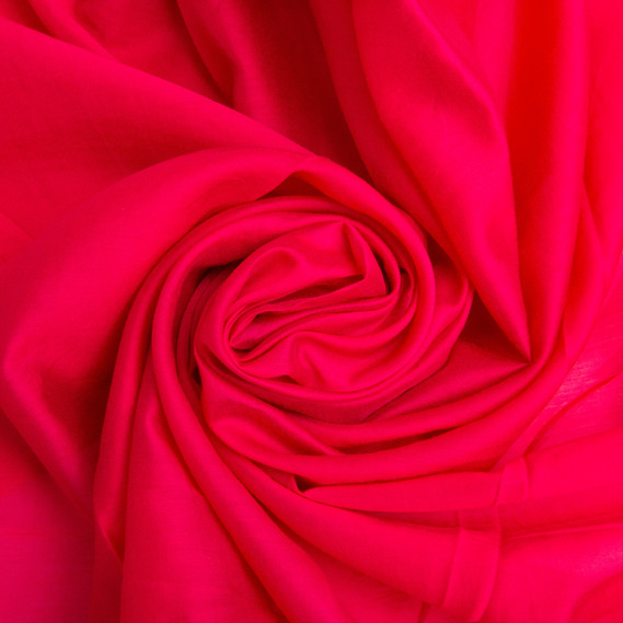 Tencel Silk Fabric 45 gsm 150 cm lightweight, breathable for refined clothing малина, фото 1