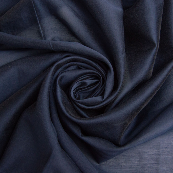 Tencel Silk Fabric 45 gsm 150 cm lightweight, breathable for refined clothing т/синя, фото 1