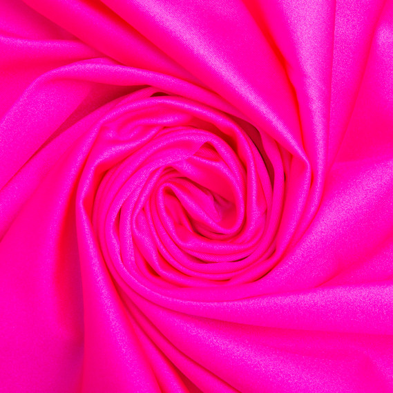 Ткань трикотаж Бифлекс 200 гр/м2 стрейчевая эластичная блестящая для купальников и спортивной одежды малина, фото 1