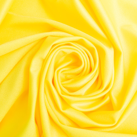 Knitted fabric Supplex 200 g/m2, stretch knitted fabric, elastic shiny fabric лимон, фото 1