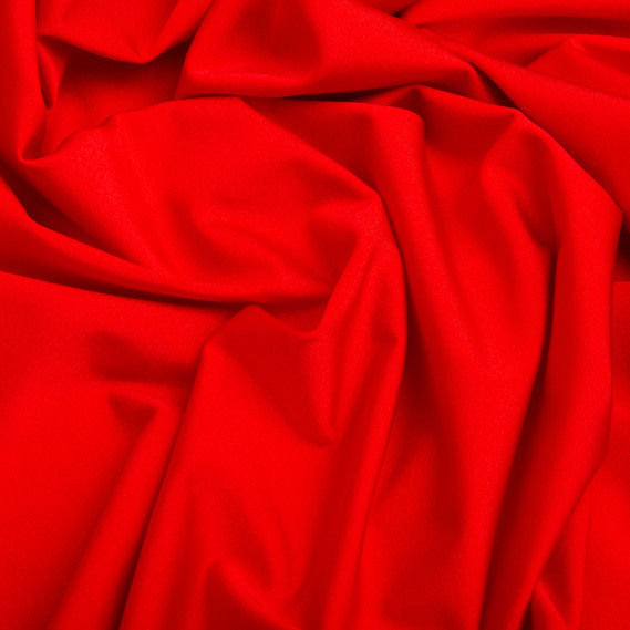 Ткань трикотаж Бифлекс 200 гр/м2 стрейчевая эластичная блестящая для купальников и спортивной одежды червона, фото 2
