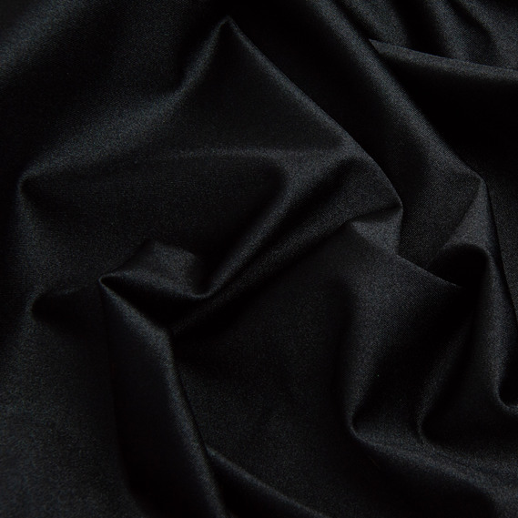 Ткань трикотаж Бифлекс 200 гр/м2 стрейчевая эластичная блестящая для купальников и спортивной одежды чорна, фото 2
