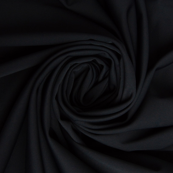 Knitted fabric Biflex matte 204 gr/m2, elastic fabric, fabric for swimwear, leggings, sportswear чорна, фото 1