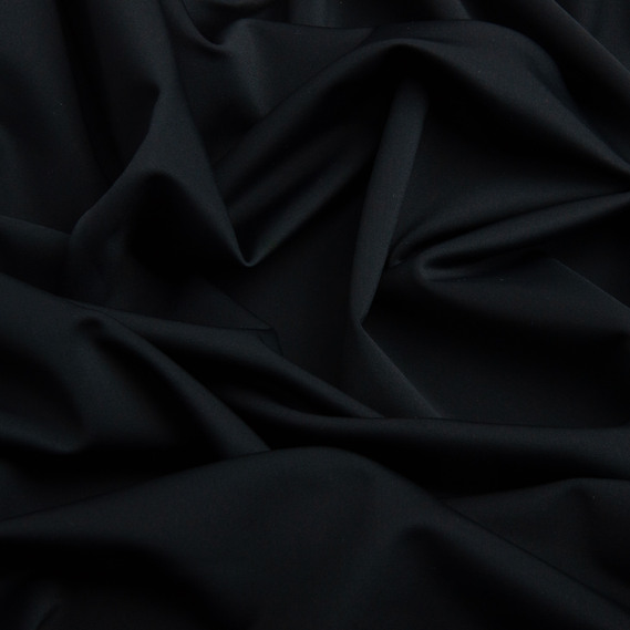 Knitted fabric Biflex matte 204 gr/m2, elastic fabric, fabric for swimwear, leggings, sportswear чорна, фото 2