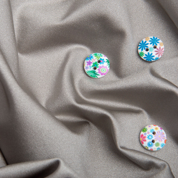 Ткань трикотаж Бифлекс 200 гр/м2 стрейчевая эластичная блестящая для купальников и спортивной одежды попіл, фото 3