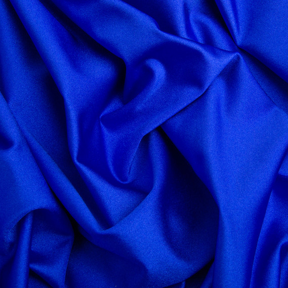 Knitted fabric Supplex 200 g/m2, stretch knitted fabric, elastic shiny fabric індіго, фото 2