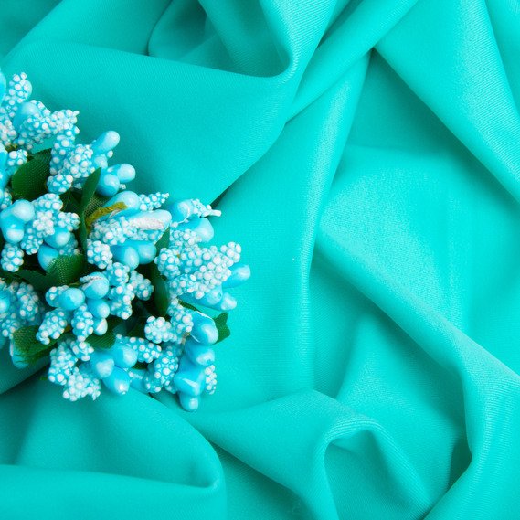 Knitted fabric Biflex matte 204 gr/m2, elastic fabric, fabric for swimwear, leggings, sportswear бірюза, фото 3